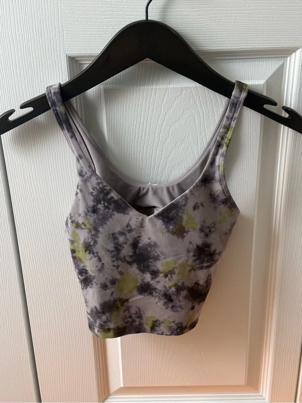 Lululemon Align Tank Top in Radial Tie Dye Mauve Grey Multi